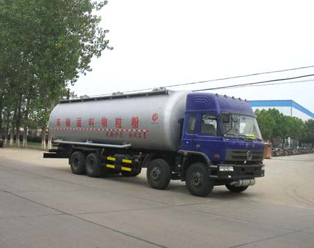 東風天龍前四后八粉粒物料運輸車